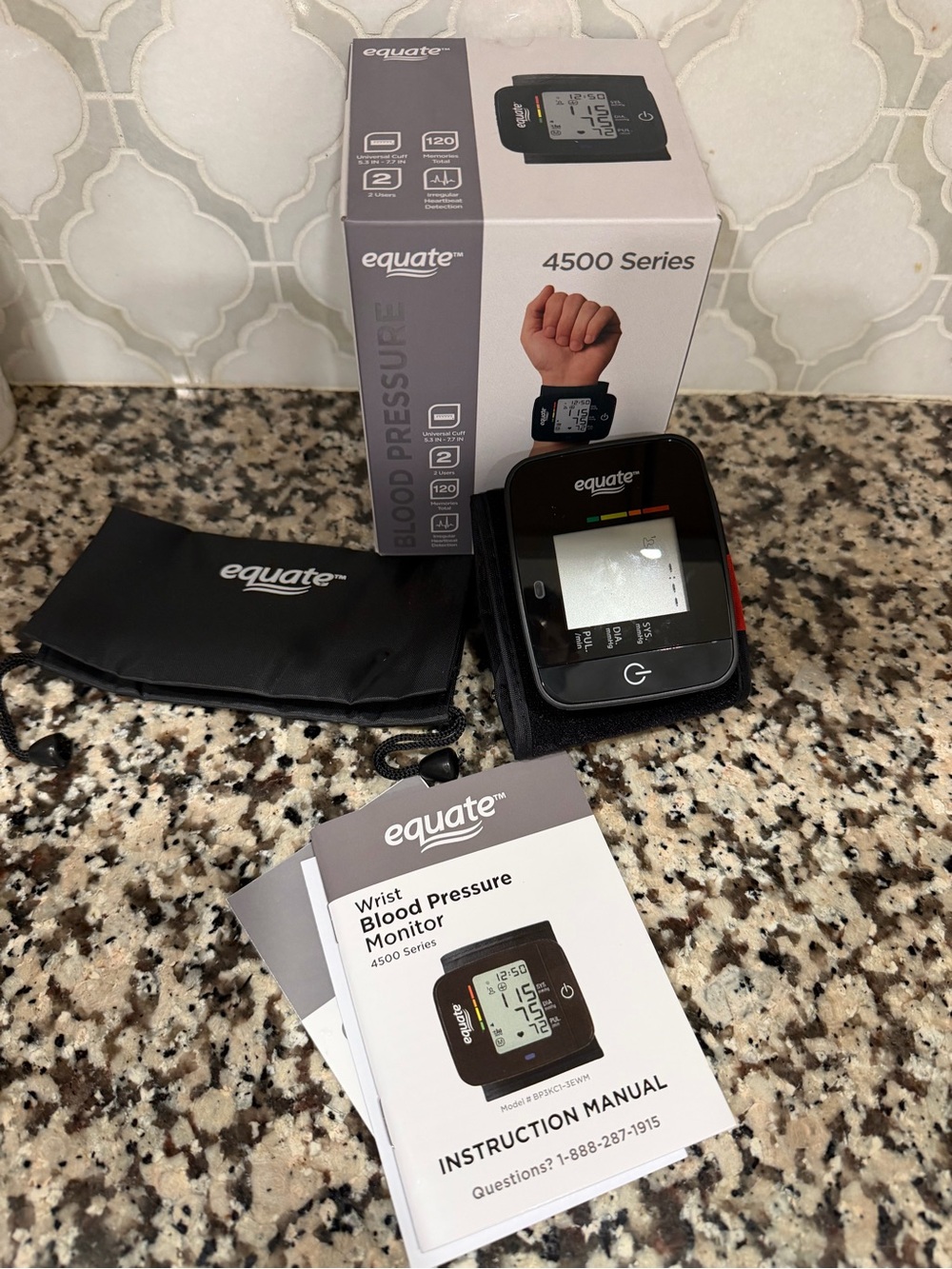EQUATE 4500 Series Wrist Blood Pressure Monitor